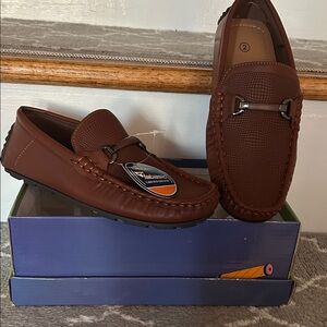 NWT Boys Brown Loafers